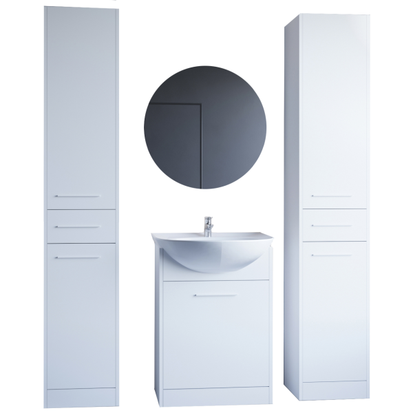 Meble łazienkowe SILDO MAX biały laminat 307056