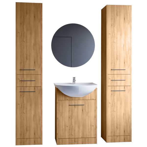 Meble łazienkowe SILDO MAX dąb artisan 307040