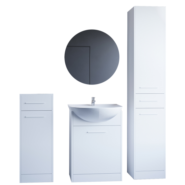 Meble łazienkowe SILDO MINI biały laminat 307045