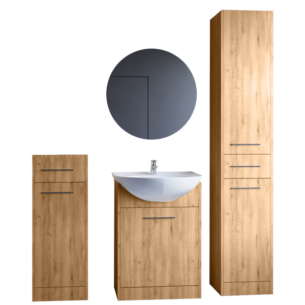 Meble łazienkowe SILDO MINI dąb artisan 307047