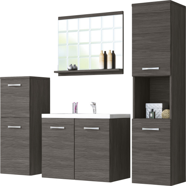 Meble łazienkowe w kolorze sosna bodega - MALAGA 254156