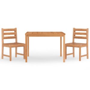 Meble ogrodowe Brąz 110 x 110 x 77 cm Drewno tekowe vidaXL 475004 Meble ogrodowe Brąz 110 x 110 x 77 cm Drewno tekowe vidaXL 475004