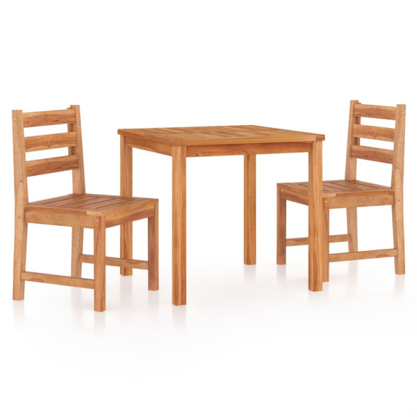Meble ogrodowe Brąz 80 x 80 x 77 cm Drewno tekowe vidaXL 475009