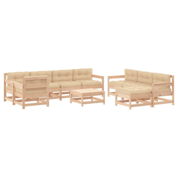 Meble ogrodowe Brąz Drewno vidaXL 498989
