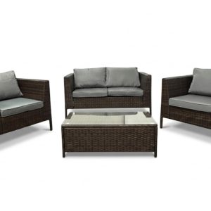 Meble Ogrodowe LOGGIA Technorattan Odporny na UV Brązowy 1021645 Meble Ogrodowe LOGGIA Technorattan Odporny na UV Brązowy 1021645
