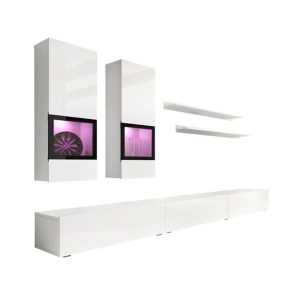 Meblościanka BARIOS 10 biały połysk 331021 Meblościanka BARIOS 10 biały połysk 331021
