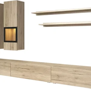 Meblościanka BAROS dąb san remo jasny 1002689 Meblościanka BAROS dąb san remo jasny 1002689