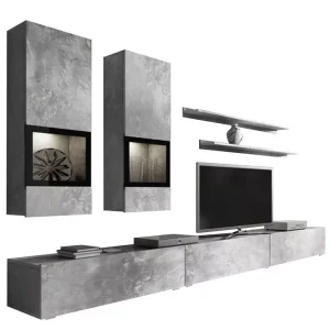 Meblościanka BAROS jasny beton 825445 Meblościanka BAROS jasny beton 825445
