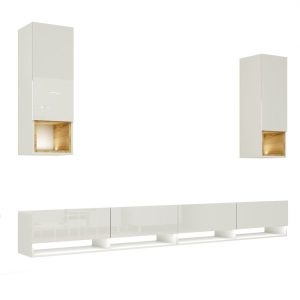 Meblościanka biała połysk 280 cm PREMIUM 749037 Meblościanka biała połysk 280 cm PREMIUM 749037