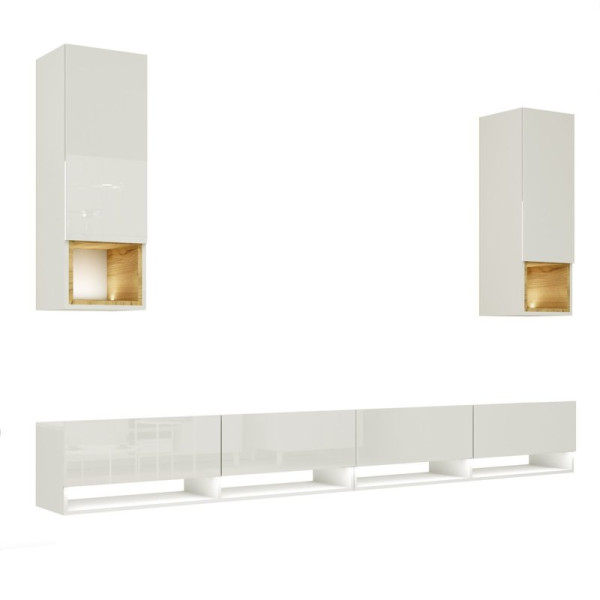 Meblościanka biała połysk 280 cm PREMIUM 749037