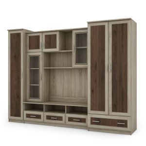 Meblościanka Bosman Sonoma Jasna/Orzech Okapi – Okucia Premium 955752 Meblościanka Bosman Sonoma Jasna/Orzech Okapi – Okucia Premium 955752