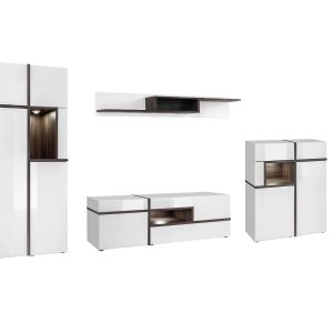 Meblościanka CROSS biała 1002154 Meblościanka CROSS biała 1002154