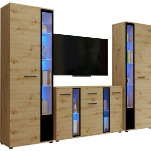 Meblościanka dąb artisan CUBE XL 722746 Meblościanka dąb artisan CUBE XL 722746
