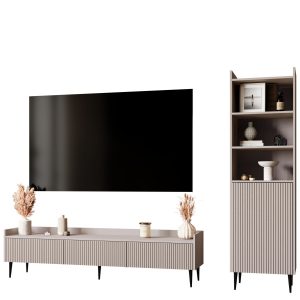Meblościanka do salonu ASPERO kaszmir 799705 Meblościanka do salonu ASPERO kaszmir 799705