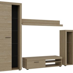 Meblościanka do salonu SAMBA dąb olejowany 848650 Meblościanka do salonu SAMBA dąb olejowany 848650
