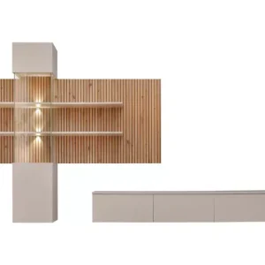 Meblościanka GUSTO LUX B kaszmir/dąb artisan 935049 Meblościanka GUSTO LUX B kaszmir/dąb artisan 935049