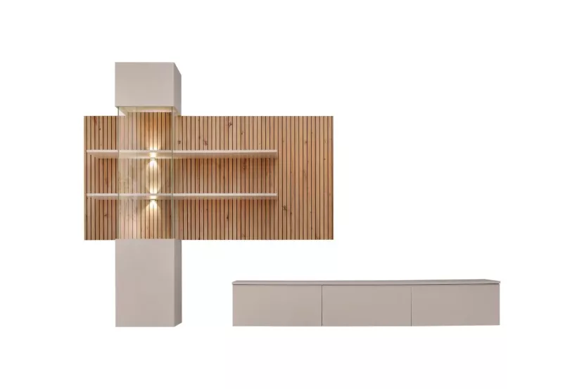 Meblościanka GUSTO LUX B kaszmir/dąb artisan 935049