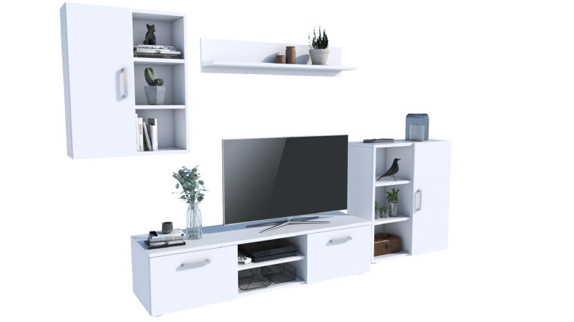 Meblościanka Ikar biała 516586