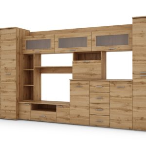 Meblościanka Kena Dąb Wotan – Okucia Premium 955784 Meblościanka Kena Dąb Wotan – Okucia Premium 955784