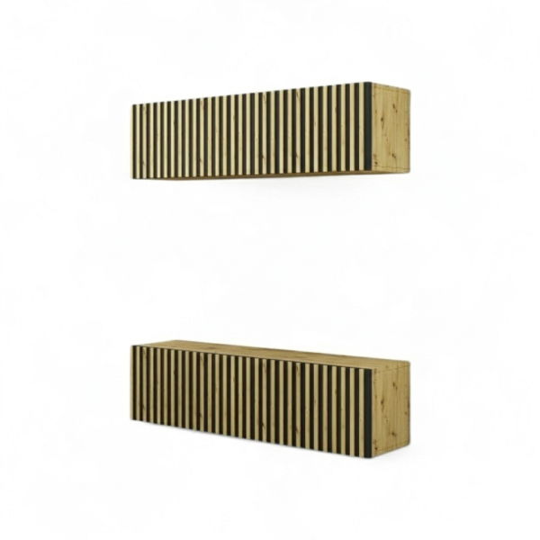 Mebloscianka Loft Z Lamelami Zestaw Trend-13 Dab Artisan 989365