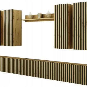 Mebloscianka Loft Z Lamelami Zestaw Trend-4 Dab Artisan 988688 Mebloscianka Loft Z Lamelami Zestaw Trend-4 Dab Artisan 988688