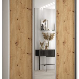 Szafa przesuwna 60 Cannes 3 180 biały+artisan+srebrny 181520 Szafa przesuwna 60 Cannes 3 180 biały+artisan+srebrny 181520