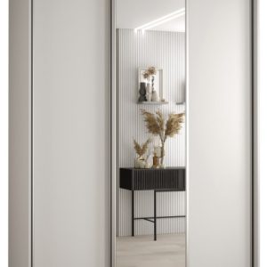 Szafa przesuwna 60 Cannes 3 180 biały+biały+srebrny 181717 Szafa przesuwna 60 Cannes 3 180 biały+biały+srebrny 181717