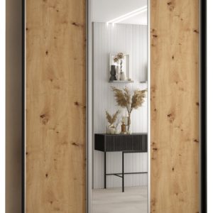 Szafa przesuwna 60 Cannes 3 180 czarny+artisan+srebrny 181526 Szafa przesuwna 60 Cannes 3 180 czarny+artisan+srebrny 181526