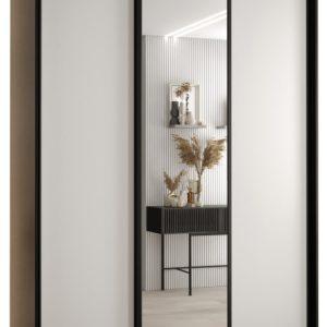 Szafa przesuwna 60 Cannes 3 180 czarny+biały+czarny 181572 Szafa przesuwna 60 Cannes 3 180 czarny+biały+czarny 181572