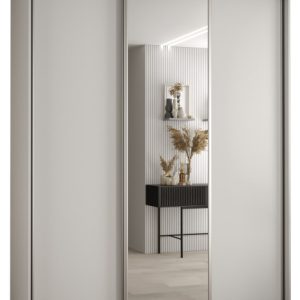 Szafa przesuwna 60 Cannes 3 190 biały+biały+srebrny 181680 Szafa przesuwna 60 Cannes 3 190 biały+biały+srebrny 181680