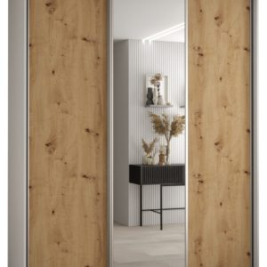 Szafa przesuwna 60 Cannes 3 200 biały+artisan+srebrny 181519 Szafa przesuwna 60 Cannes 3 200 biały+artisan+srebrny 181519