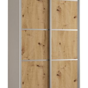 Szafa przesuwna 60 Cannes 4 120 biały+artisan+srebrny 183311 Szafa przesuwna 60 Cannes 4 120 biały+artisan+srebrny 183311