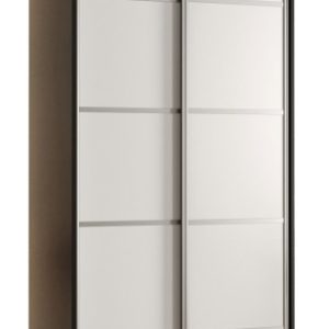 Szafa przesuwna 60 Cannes 4 120 czarny+biały+srebrny 183318 Szafa przesuwna 60 Cannes 4 120 czarny+biały+srebrny 183318