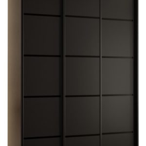 Szafa przesuwna 60 Cannes 4 150 czarny+czarny+czarny 183381