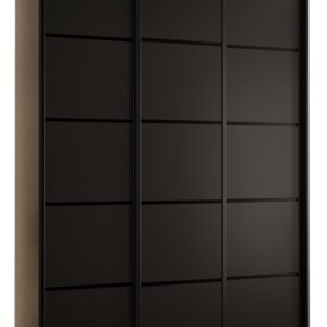 Szafa przesuwna 60 Cannes 4 170 czarny+czarny+czarny 185031 Szafa przesuwna 60 Cannes 4 170 czarny+czarny+czarny 185031