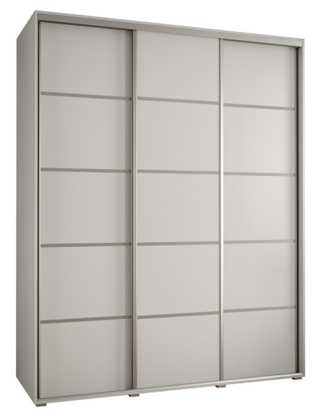 Szafa przesuwna 60 Cannes 4 190 biały+biały+srebrny 185073