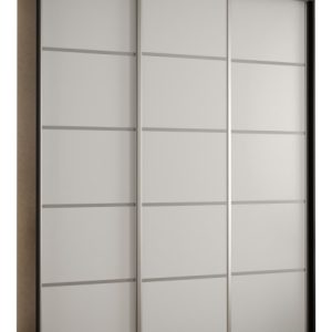 Szafa przesuwna 60 Cannes 4 190 czarny+biały+srebrny 186283 Szafa przesuwna 60 Cannes 4 190 czarny+biały+srebrny 186283