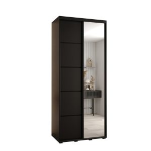 Szafa przesuwna 60 Cannes 5 120 czarny+czarny+czarny 760080 Szafa przesuwna 60 Cannes 5 120 czarny+czarny+czarny 760080