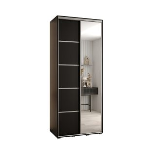 Szafa przesuwna 60 Cannes 5 120 czarny+czarny+srebrny 760060 Szafa przesuwna 60 Cannes 5 120 czarny+czarny+srebrny 760060