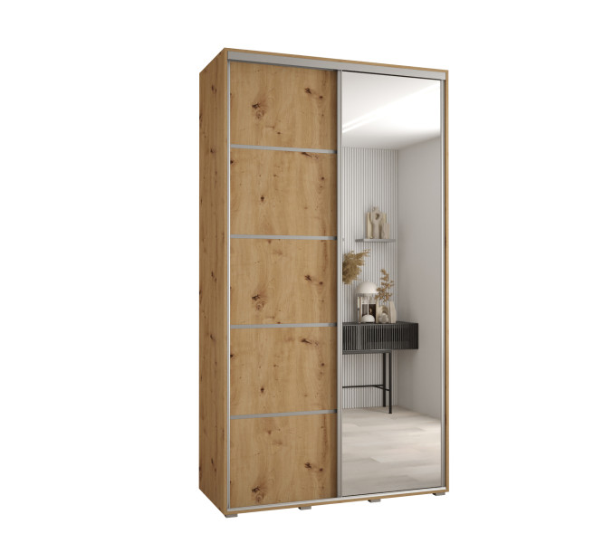Szafa przesuwna 60 Cannes 5 130 artisan+artisan+srebrny 760128