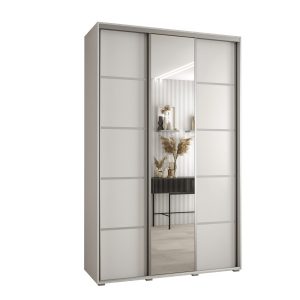 Szafa przesuwna 60 Cannes 5 150 biały+biały+srebrny 759962 Szafa przesuwna 60 Cannes 5 150 biały+biały+srebrny 759962