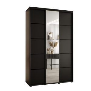 Szafa przesuwna 60 Cannes 5 160 czarny+czarny+czarny 760049 Szafa przesuwna 60 Cannes 5 160 czarny+czarny+czarny 760049