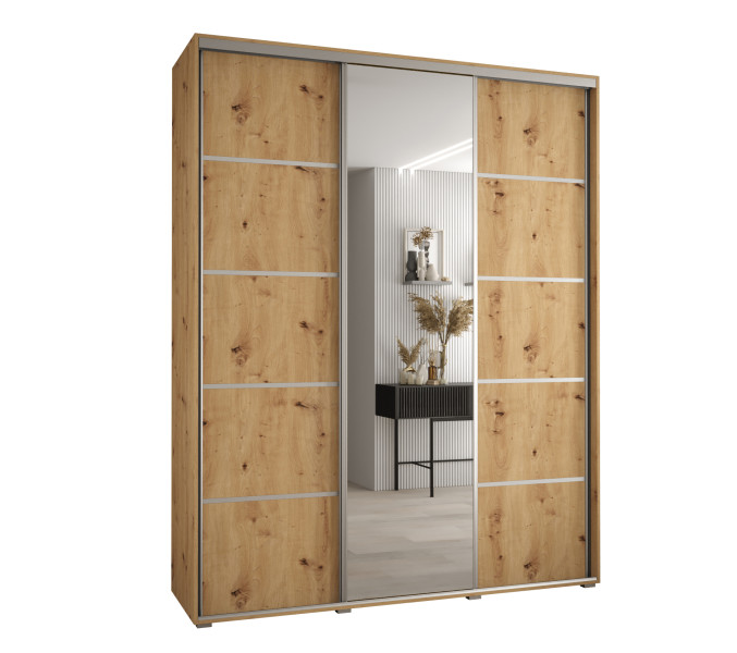 Szafa przesuwna 60 Cannes 5 170 artisan+artisan+srebrny 760171