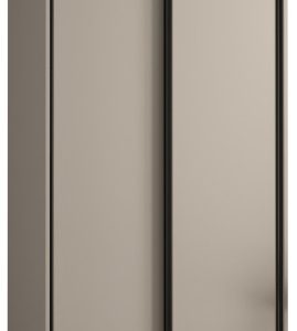 Szafa przesuwna 60 wysoka Dakota 1 110 kaszmir+kaszmir+czarn 180852 Szafa przesuwna 60 wysoka Dakota 1 110 kaszmir+kaszmir+czarn 180852
