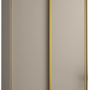 Szafa przesuwna 60 wysoka Dakota 1 140 kaszmir+kaszmir+złoty 180800 Szafa przesuwna 60 wysoka Dakota 1 140 kaszmir+kaszmir+złoty 180800