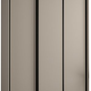 Szafa przesuwna 60 wysoka Dakota 1 160 kaszmir+kaszmir+czarn 180855 Szafa przesuwna 60 wysoka Dakota 1 160 kaszmir+kaszmir+czarn 180855