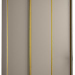 Szafa przesuwna 60 wysoka Dakota 1 170 kaszmir+kaszmir+złoty 180815 Szafa przesuwna 60 wysoka Dakota 1 170 kaszmir+kaszmir+złoty 180815