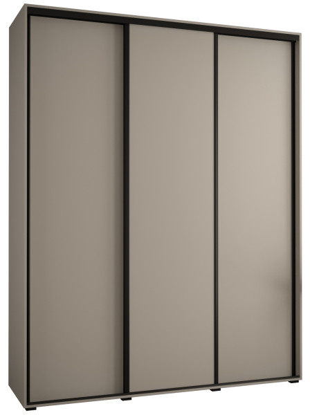 Szafa przesuwna 60 wysoka Dakota 1 200 kaszmir+kaszmir+czarn 180799