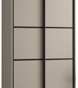 Szafa przesuwna 60 wysoka Dakota 4 110 kaszmir+kaszmir+czarn 183243 Szafa przesuwna 60 wysoka Dakota 4 110 kaszmir+kaszmir+czarn 183243