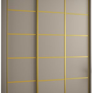 Szafa przesuwna 60 wysoka Dakota 4 200 kaszmir+kaszmir+złoty 183253 Szafa przesuwna 60 wysoka Dakota 4 200 kaszmir+kaszmir+złoty 183253